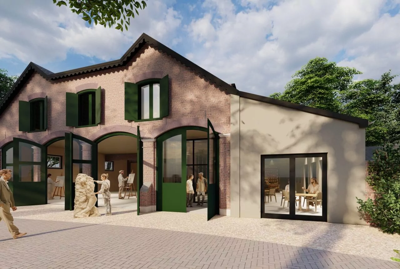 Koetshuis. Atelier. Foto van Natrufied Architecture en Swiep Interieurarchitectuur